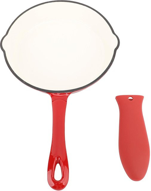 Aimo Emaillierte Gusseisenpfanne in Rot, Durchmesser: 20 cm - Bild 1