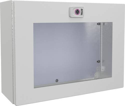 Rittal KX 1611.100 Universal-Gehäuse Wandmontage aus Stahl in Weiß, B/T/H: 40,0 x 30,0 x 15,5 cm - Bild 1