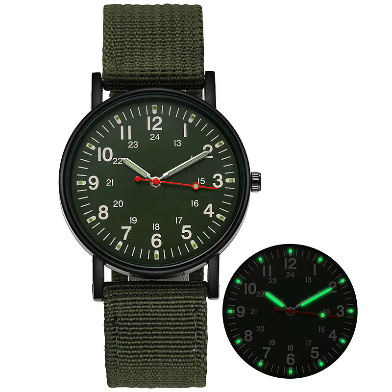 TVK Armbanduhr Quarz, Nylon, Schwarz, Herren, Datum - Bild 5
