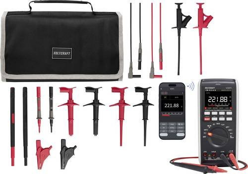 Voltcraft VC-871 Multimeter mit MLSet-100 Messleitungen und Tasche in Schwarz - Bild 1