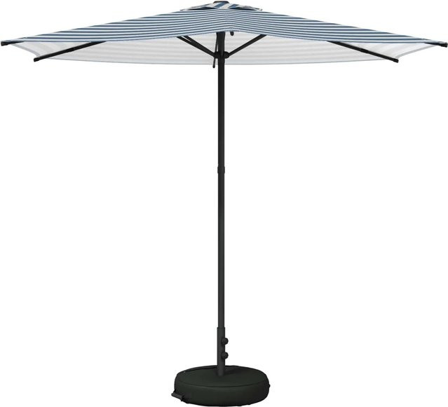 vidaXL Garten-Schirm mit Fuß aus Polyester und Stahl, Rechtwinklig, B/T/H: 270 x 270 x 228 cm - Bild 1
