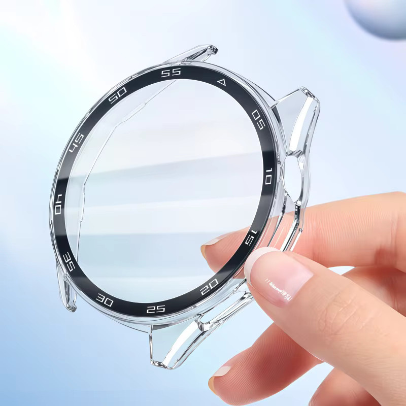 Huawei Uhrenzubehör, Hülle mit gehärtetem Glas, Schwarz, Huawei Watch GT6 Pro 46 mm 41 mm - Bild 5