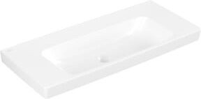 Villeroy & Boch Waschtisch Architectura aus Keramik, rechteckig, ohne Überlauf, weiß, B: 100 cm, T: 44,5 cm - Bild 1