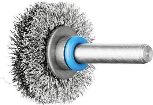 PFERD TOOLS INOX-TOTAL Rundbürste ungezopft aus Edelstahl mit Ø 0,20 mm Draht, Durchmesser: 30 mm, Schaft-Ø: 6 mm - Bild 1
