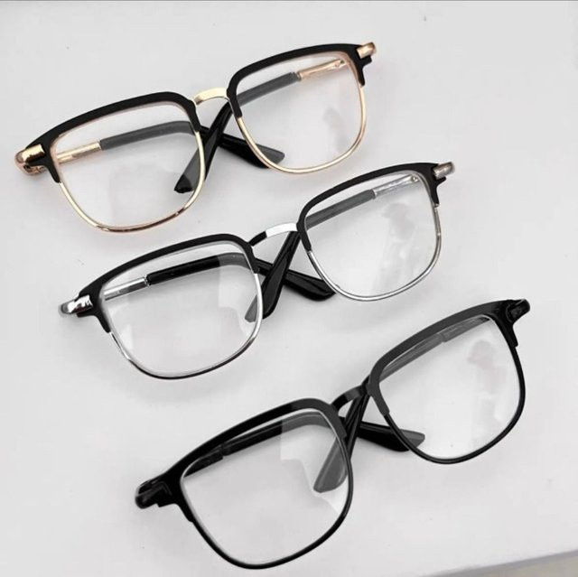 Puppe Brille, Zubehör, Metall, Schwarz, für 20 cm Puppen - Bild 1