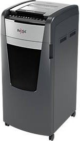 Rexel Optimum AutoFeed+ 600M Aktenvernichter P5 in Schwarz mit Mikroschnitt 2 x 15 mm, 110 l Fassungsvermögen und 600 Blatt Schnittleistung - Bild 1