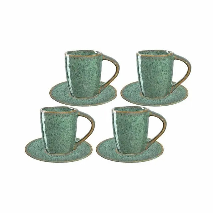 Leonardo Matera Espressotassen Set 8-teilig Grün aus Keramik - Bild 2