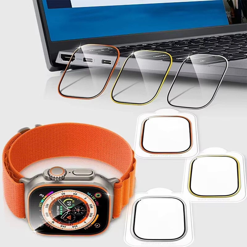 Apple Schutzfolie Glas, Apple Watch Ultra 49mm - Bild 1