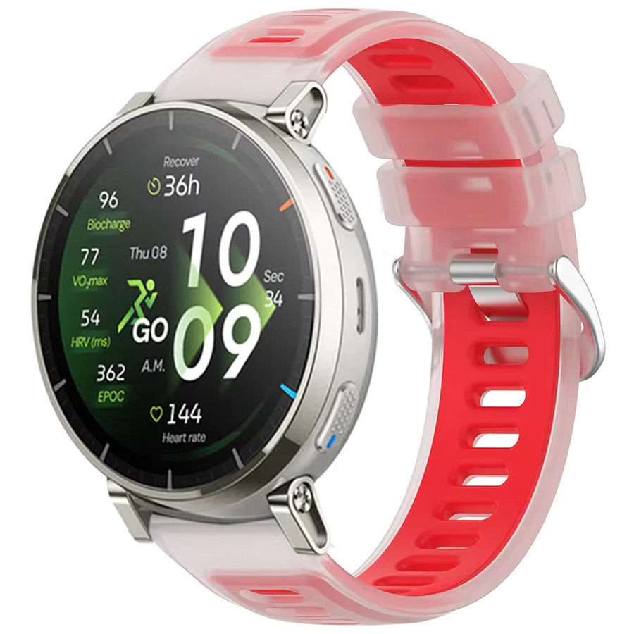 Amazfit Uhrenarmband Silikon, halbtransparent, Unisex - Bild 1