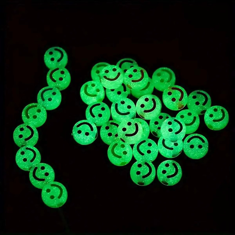 QYWCTZ Acrylperlen, 7 mm, leuchtend, dunkle Farben, Unisex - Bild 4