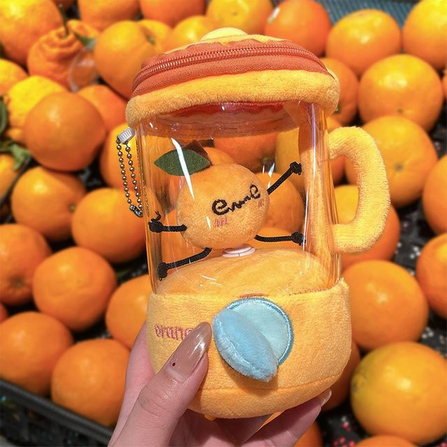 Orangensaftpresse Plüschtier, Stoffpuppe, Bunt / Mehrfarbig, Orange - Bild 1