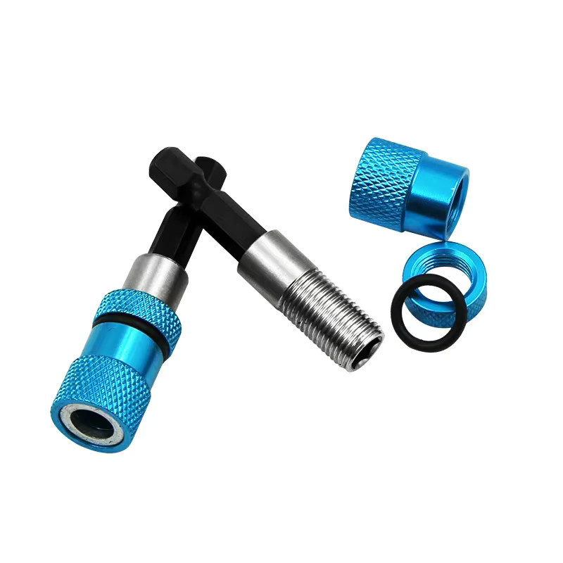KRIOCY Bit Halter mit Sechskantschaft und Magnetfunktion, 1/4 Zoll, Silber, Länge: 66,0 mm - Bild 2