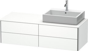 Duravit Waschtischunterschrank XSquare in Weiß mit 4 Schubladen, B/T/H: 140 x 54,8 x 40 cm - Bild 1
