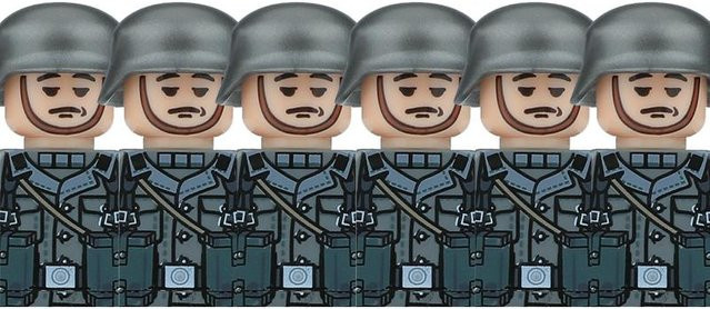 Yiran toy WK2 Militärische Deutsche Soldaten Figuren, Bausteine, ab 14 Jahren - Bild 1