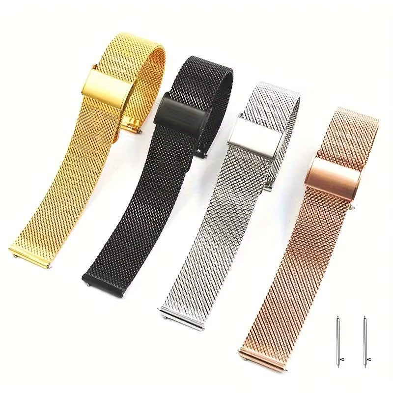 Uhrenarmband Edelstahl, Silber, Unisex - Bild 2