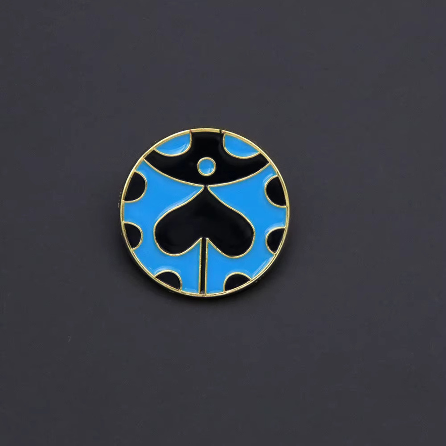 Brdwn Brosche, Giorno Giovanna Coccinella Septempunctata, Unisex - Bild 2