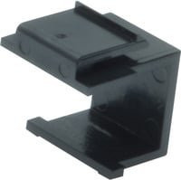 Digitus DN-BLIND-SW Patch-Panel Abdeckung als Blindstopfen und Schutzkappe in Schwarz und Grau - Bild 2