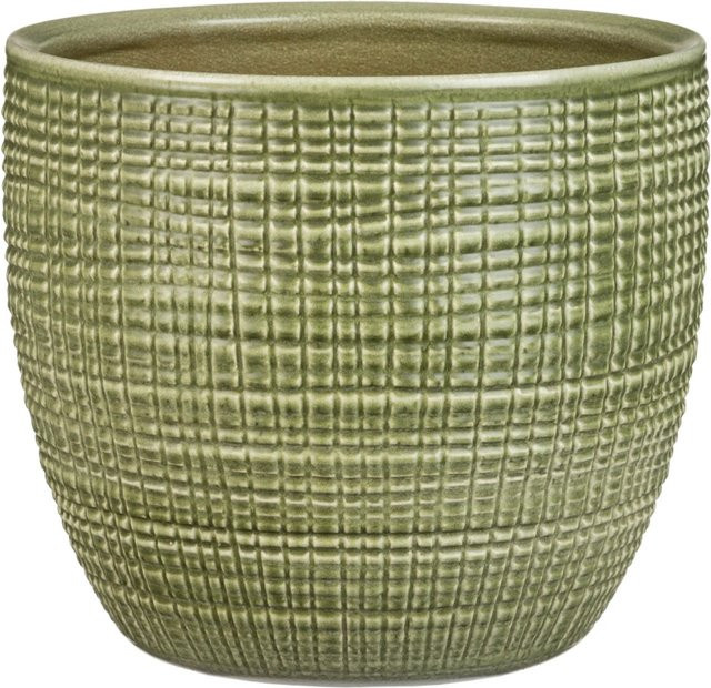 Scheurich Übertopf 866 aus Keramik in Menta Green, Durchmesser: 12 cm - Bild 1
