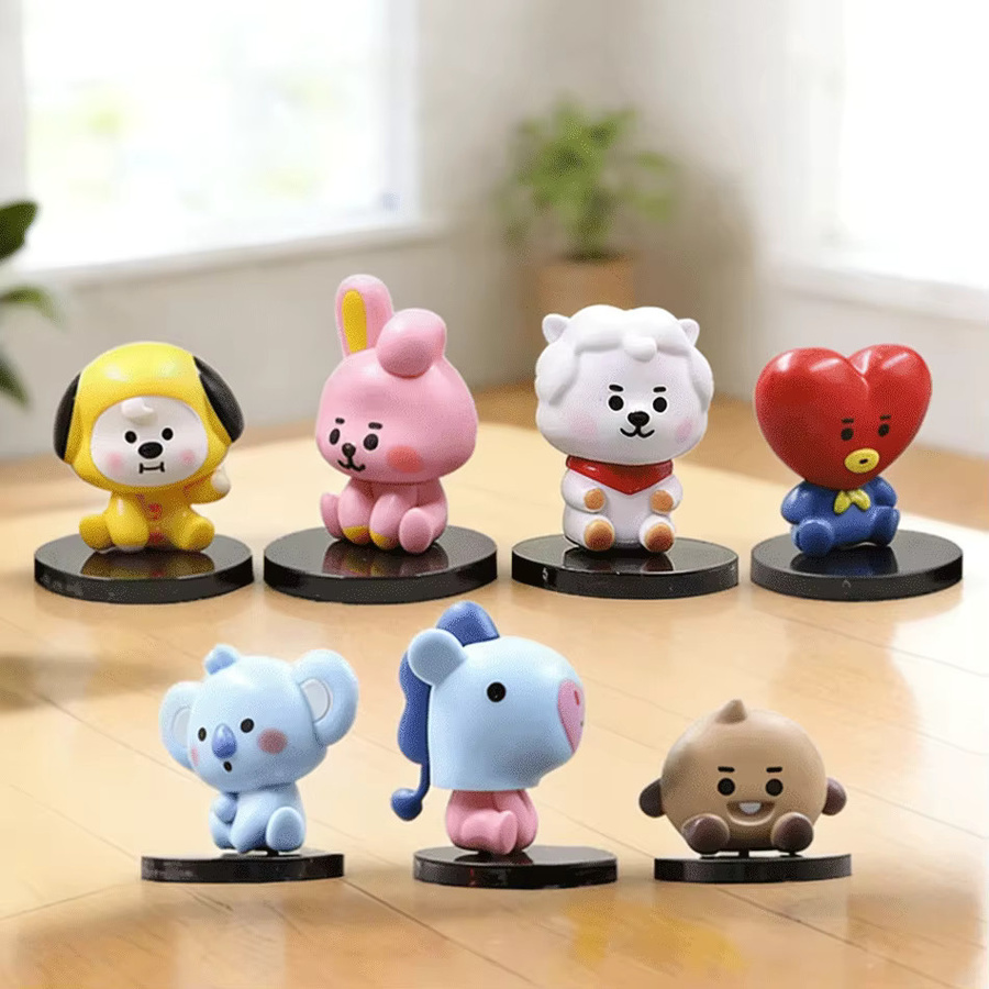 Bandai Tata Chimmy Action Figur, 7/14 stücke Set, bunt / mehrfarbig - Bild 2