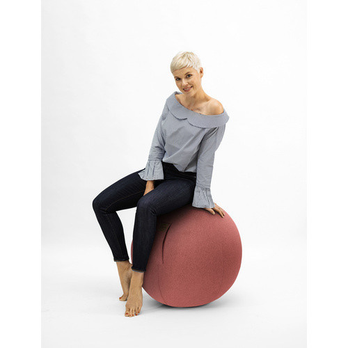 Sitting Ball Sitzball FELT aus Polyester in Lachs mit Ø 65 cm - Bild 2