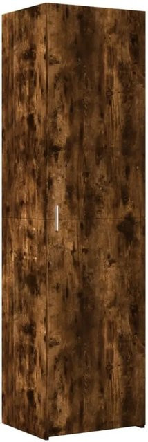 vidaXL Highboard Räuchereiche Braun aus Holzwerkstoff B: 50 cm, T: 42,5 cm, H: 185 cm - Bild 1