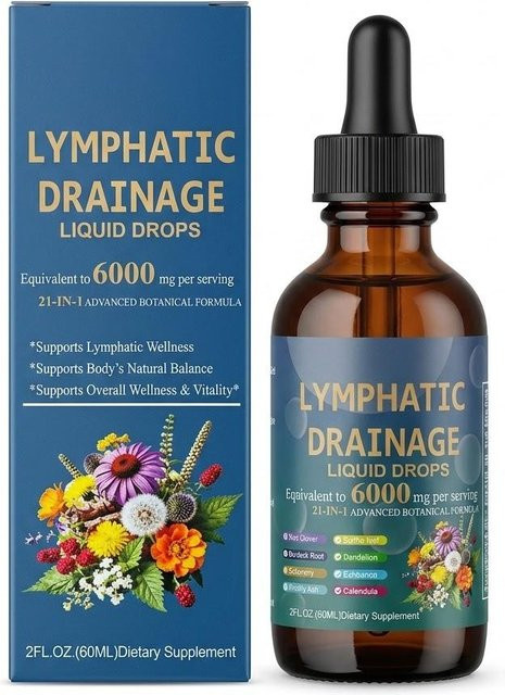 SF BEAUTY Lymphdrainage Flüssigkeit Tropfen, 60 ml - Bild 1