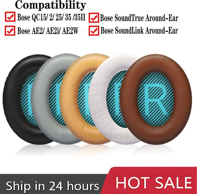 Bose Ersatz-Ohrpolster für QuietComfort QC 15, QC 25 und QC 35 Headsets in Gold oder Blau - Bild 1