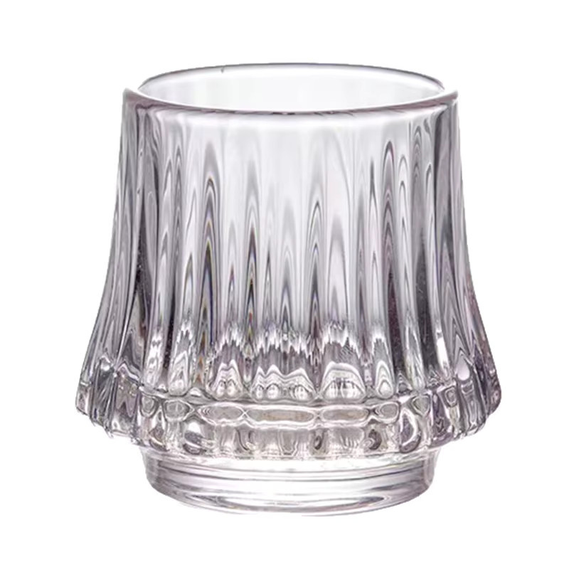 Hitzebeständiges vertikales Glas Tumbler in Transparent für Kaffee, Whisky oder Bier - Bild 3