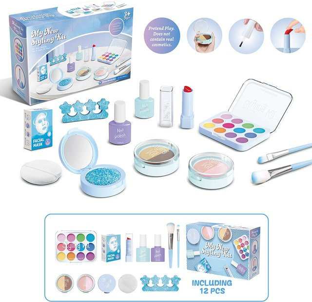Lee's Sharing Kosmetik Set für Kinder als pädagogisches Make-up Spielzeug für Mädchen - Bild 1