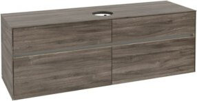 V&B Waschtischunterschrank Collaro mit LED 12W, B/T/H: 160 x 54,8 x 50 cm - Bild 1