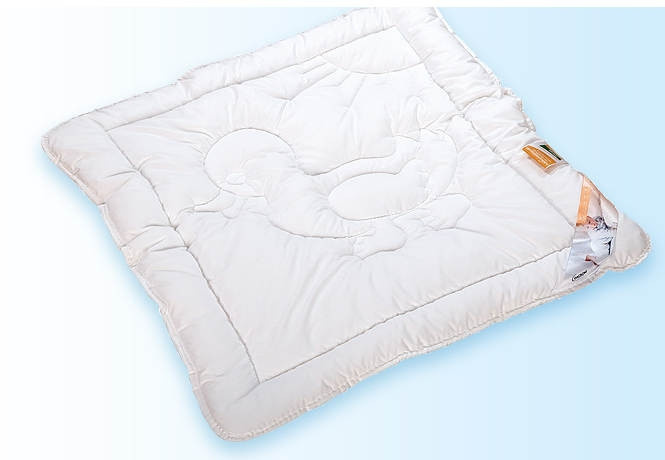 Alvi Allerban 93120 Hollofil-Faserbettdecke, Weiß, B: 100 cm, L: 135 cm, antibakteriell und allergikerfreundlich - Bild 1