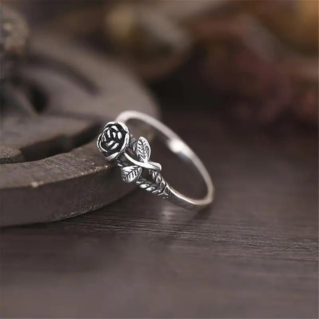 Lucky Star Jewelry Rosenringe, Vintage, Silber, Damen - Bild 1