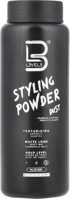 L3VEL3 Stylingpuder, 60 g, Gray - Bild 1