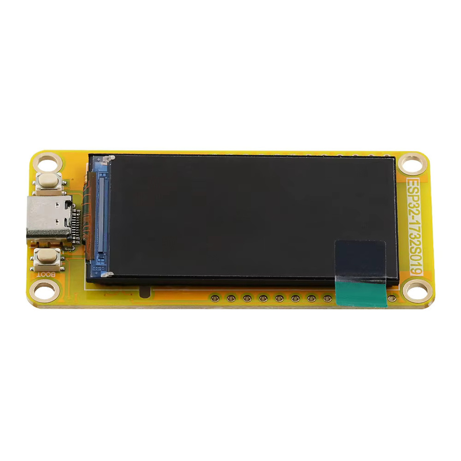 ESP32-S3 LVGL Entwicklungsplatine mit 1,9 Zoll TFT-LCD-Display, 6 MB Flash, WiFi und Bluetooth, USB-C Anschluss - Bild 3