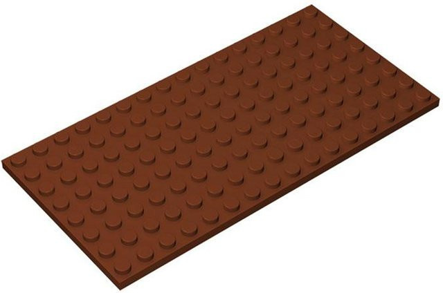 Yiran toy Grundplatte Bausteine braun 10-teiliges Set - Bild 1