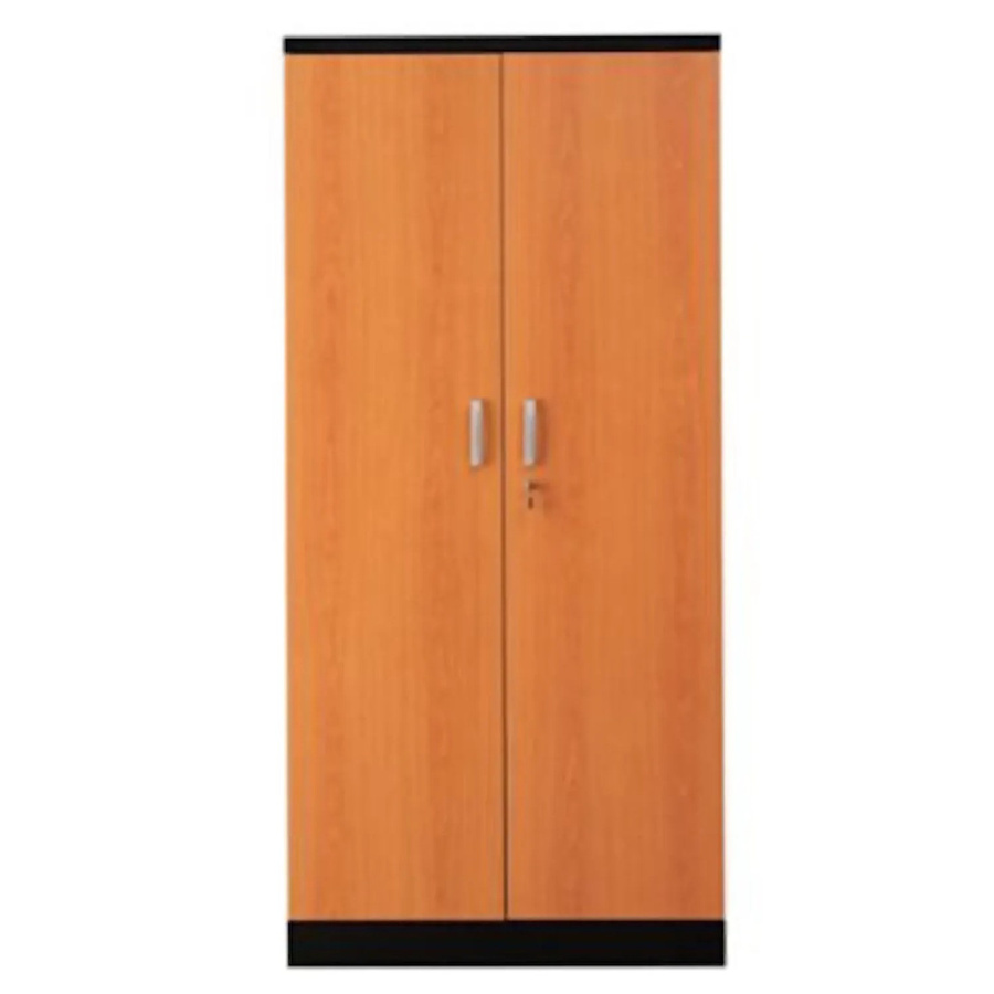 PROREGAL Aktenschrank Beetle mit 4 Fachböden und Schloss, Schwarz & Erle, H x B x T: 195 x 92 x 42 cm - Bild 2