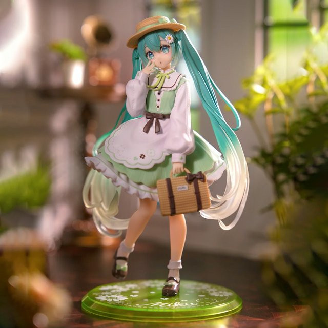 Bandai Hatsune Miku Yotsuba Country Princess Anime-Figur, Kunststoff - Bild 1