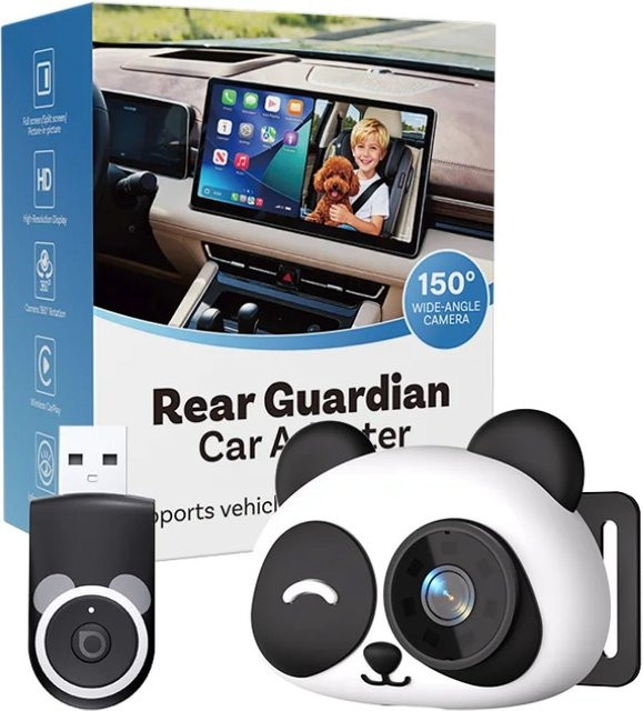 VIKEFON CA520-M Kabelloser CarPlay und Android Auto Adapter mit 5GHz Wi-Fi in Weiß - Bild 1