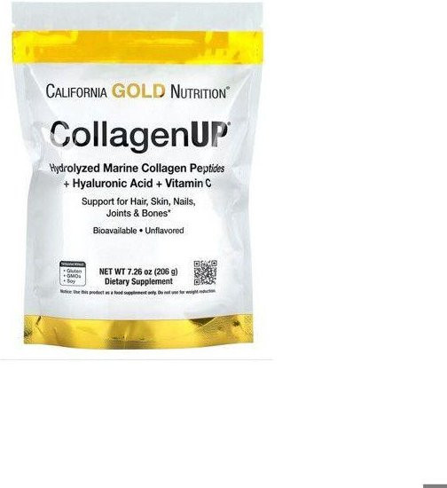 California Gold Nutrition CollagenUP, Meereskollagen mit Hyaluronsäure und Vitamin C, Unisex - Bild 1