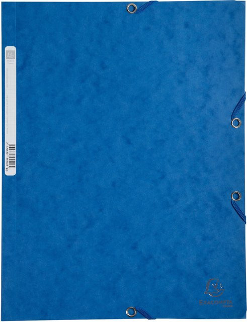 Exacompta Sammelmappe A4 mit Gummizug in Blau - Bild 1