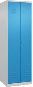 C+P PSA Doppel-Spind Classic PLUS mit 2 Abteilen und Zylinderschloss, H x B x T: 185 x 60 x 50 cm - Bild 1