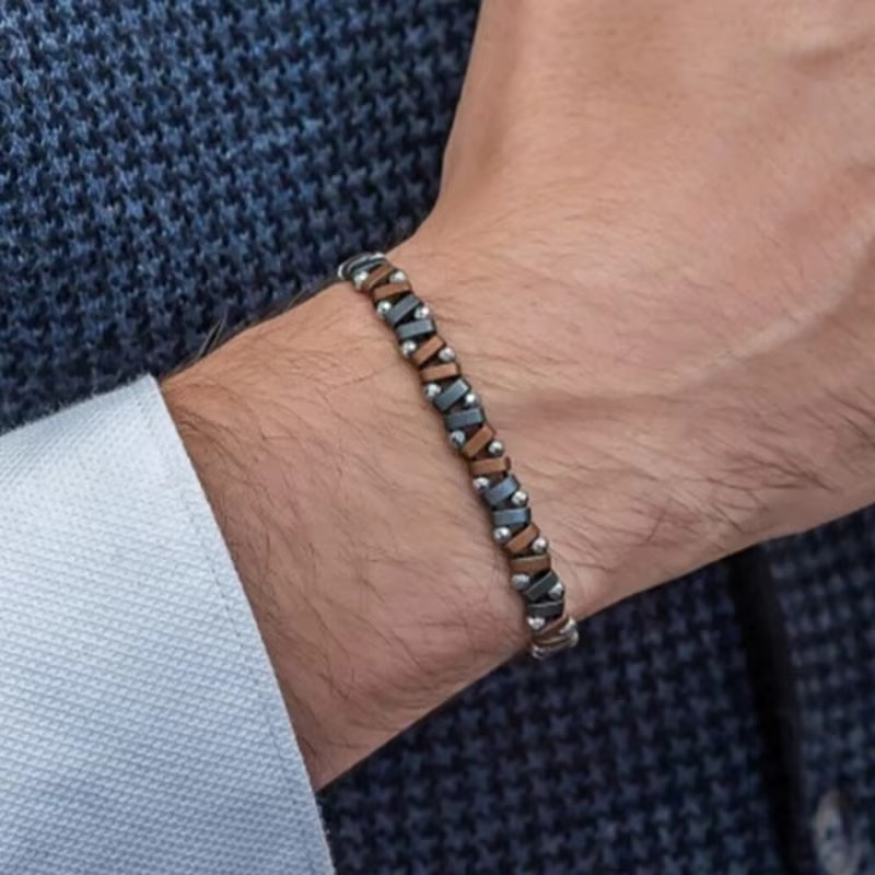 Velishy Armband, Perle, Schwarz, Herren - Bild 2