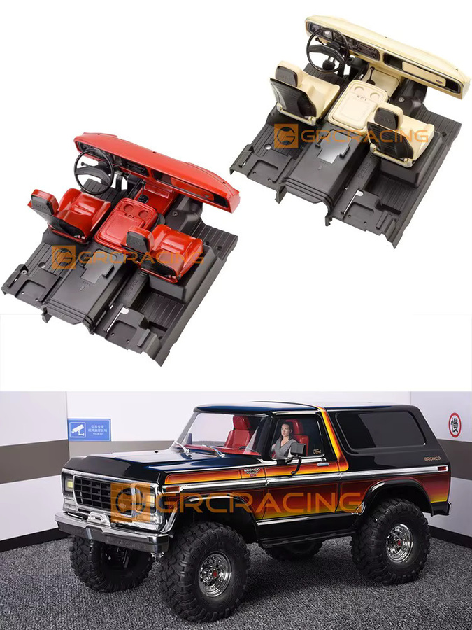AJRC RC Auto Kompletter Innenraum Karosserie Sitz-Kit, 1:10, Kunststoff - Bild 4