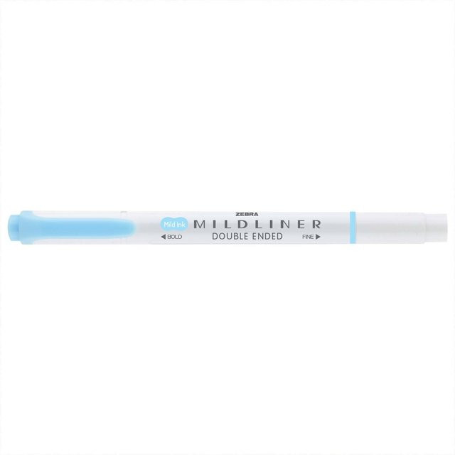 ZEBRA Mildliner Textmarker mit 2 Spitzen in Blau - Bild 1