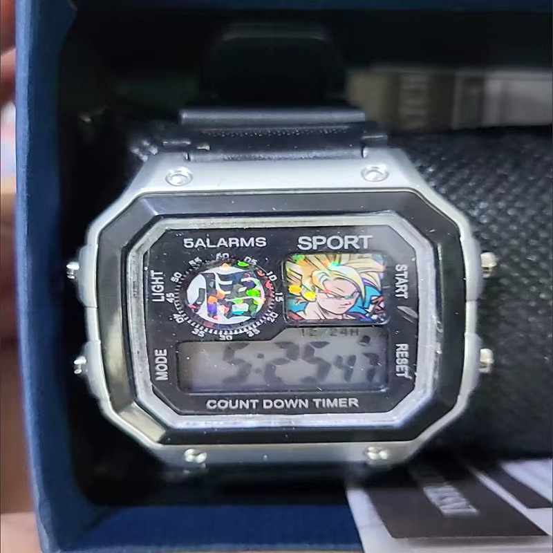 Bandai Armbanduhr, Digitaluhr, Kunststoff, Schwarz, Kinder - Bild 5