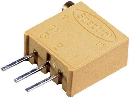Vishay M64X105KB40 Spindeltrimmer 25-Gang linear 0.5W 1 MΩ beige - Bild 1