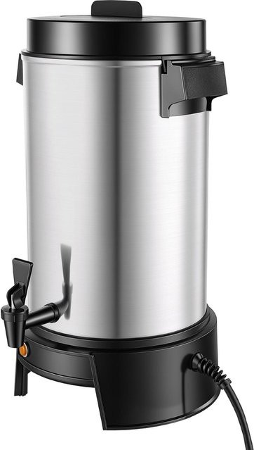 Buying Solutions MB Kaffee-Wasserkocher Heißgetränke-Spender in Silber, 6,3 l Fassungsvermögen, 1190W Schnellbrüher mit tropffreiem Hahn und automatischer Temperaturregelung - Bild 1