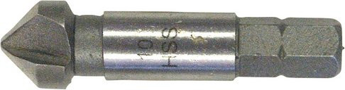 Connex Senkbohrer aus Edelstahl mit 1/4-Zoll Sechskant Aufnahme, Durchmesser: 10 mm, grau - Bild 1