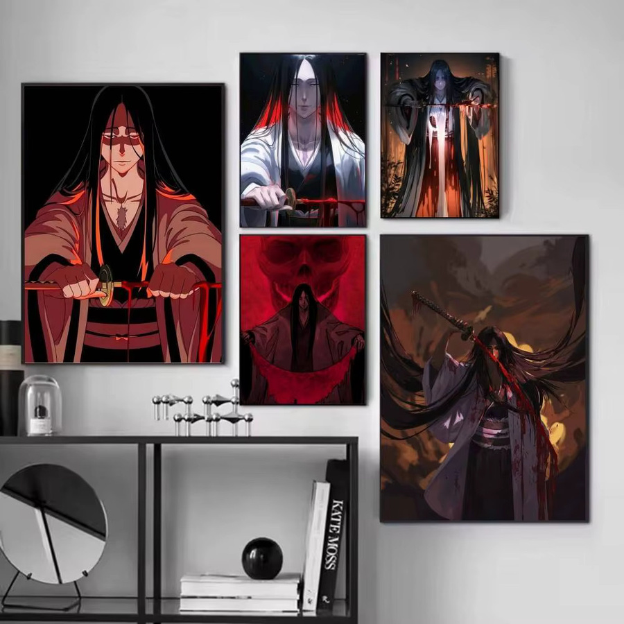 Anime Retsu Unohana Bleach Wandaufkleber als dekoratives Poster in Multicolour - Bild 2