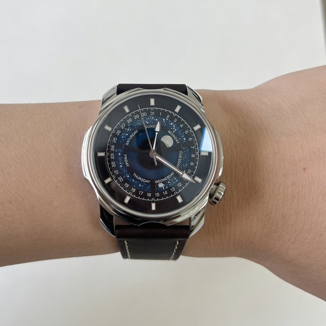 Parnis Armbanduhr Automatik, Edelstahl, Blau, 42 mm, Herren - Bild 1